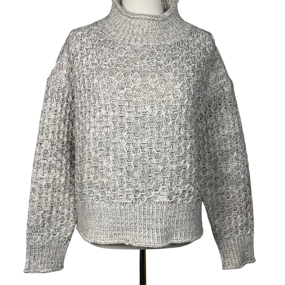 KUT FROM THE KLOTH Honeycomb Sweater Gray Women’s XL